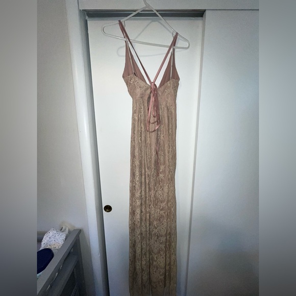 Lulus Dusty Rose Maxi Dress - Picture 3 of 6